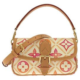 Borsa Louis Vuitton Monogram Tile Nano Diane Corallo