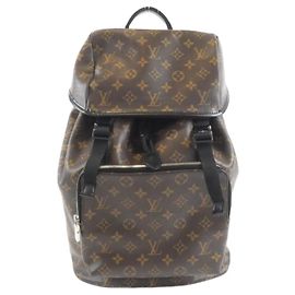Sac à dos Louis Vuitton Monogram Macassar Marron