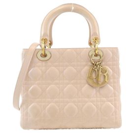 Bolso Christian Dior Lady Medium Rosa