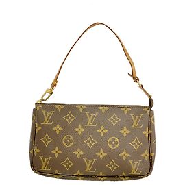 Louis Vuitton Monogram Pochette Accessoires Brown