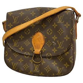 Borsa a tracolla Louis Vuitton Monogram Cartouchiere GM Marrone