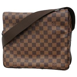 Bolso de hombro Louis Vuitton Damier Naviglio Damier ebene