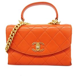 Bolsa de Ombro com Corrente Chanel Matelassé Vermelho