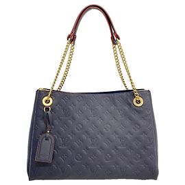 Bolso Tote Louis Vuitton Monogram Empreinte Surenne MM Roja