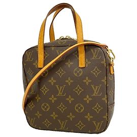 Louis Vuitton Monogram Spontini Handbag M47500 Brown