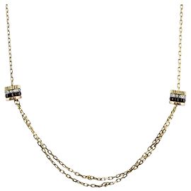 Collier Boucheron Quatre Classic Marron Rose Jaune