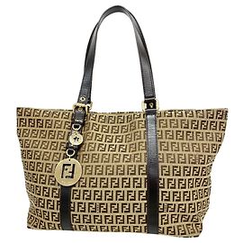 Borsa Tote Fendi Zucchino Marrone