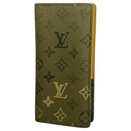 Louis Vuitton Monogram Surplus Portefeuille Brazza Long Wallet Caqui
