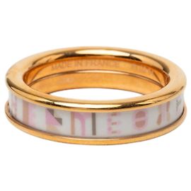 Hermès Anel Hermes Bricol PM Multicor Dourado