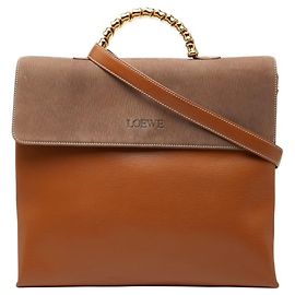 Loewe Velázquez Twist Handtasche Braun