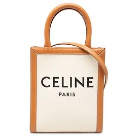 Céline Celine Mini Vertical Cabas Handtasche Braun