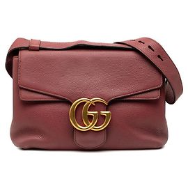 Bolsa Tiracolo Gucci GG Marmont Rosa