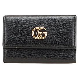 Étui à clés Gucci GG Marmont Noir
