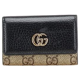 Gucci GG Marmont Key Case Black