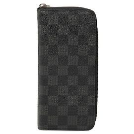 Louis Vuitton Zippy Wallet Vertical N63095 Nero