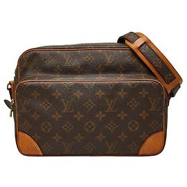 Louis Vuitton Monogram Nile Shoulder Bag Brown