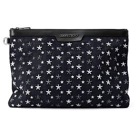 Bolso de mano Jimmy Choo Derek Star Studs Negro