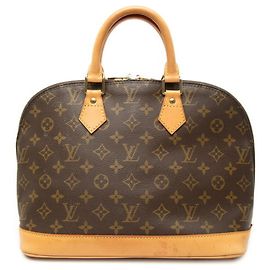 Louis Vuitton Monogram Alma PM Handbag Brown Monogram