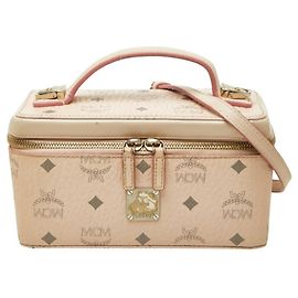 Borsa Vanity MCM Visetos Pink Rosa