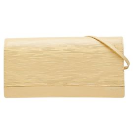 Borsa a tracolla Louis Vuitton Epi Honfleur Beige