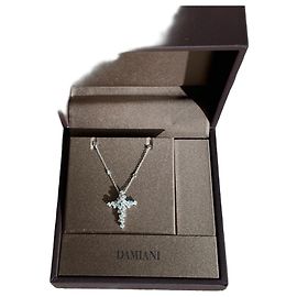 Colar Damiani Mimosa em Ouro Branco e Diamantes Prata