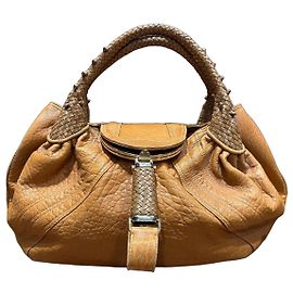 Sac Fendi Spy en cuir marron Marron