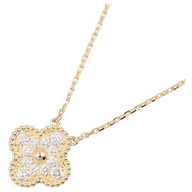 Collana Van Cleef & Arpels Vintage Alhambra Diamanti D'oro Altro