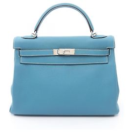 Hermès Borsa 2-Way Hermes Kelly 32 Blu