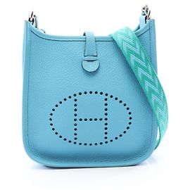 Hermès Bolso de hombro Hermes Evelyne TPM Amazon Azul
