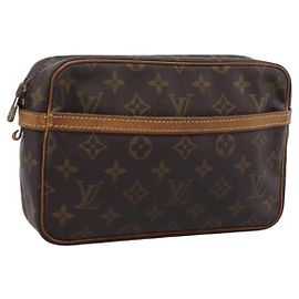 LOUIS VUITTON Monogram Compiegne 23 Clutch Bag M51847 LV Auth 204410 Monogramma