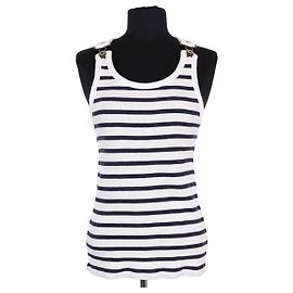 Jean Paul Gaultier Top sin mangas azul marino Azul marino