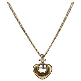 Collana Christian Dior Metallo Tono Oro Auth 203714 Altro