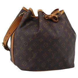 LOUIS VUITTON Monogram Petit Noe Shoulder Bag M42226 LV Auth 201144A Monogram