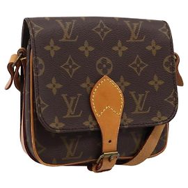 LOUIS VUITTON Monogram Cartouchiere PM Shoulder Bag M51254 LV Auth 203857 Monogram