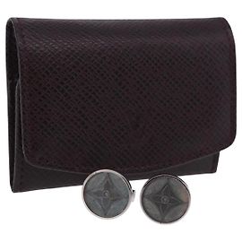 LOUIS VUITTON Buton de Manchette Fleur Cuffs Ag925 Silver M65055 LV Auth bs36897 Silvery