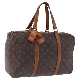 LOUIS VUITTON Monogram Sac Souple 35 Boston Bag M41626 LV Auth 200191 Monogramme