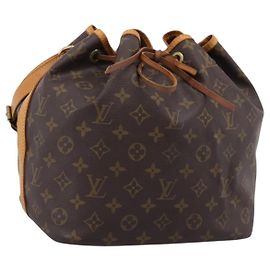LOUIS VUITTON Monogram Petit Noe Shoulder Bag M42226 LV Auth 202618 Monogram
