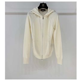 Loro Piana Strickwaren aus Kaschmir Ecru Mehrfarben
