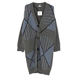 Chaqueta Hermès de cachemira gris Multicolor