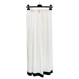 Jupe Chanel en soie multicolore taille 36 Multicolore