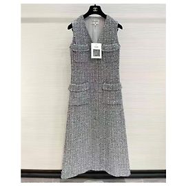 Top Chanel in Tweed Grigio Multicolore