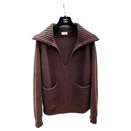 Céline Cashmere Knitwear Brown Multiple colors