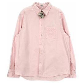 Top Loewe de algodón rosa Multicolor