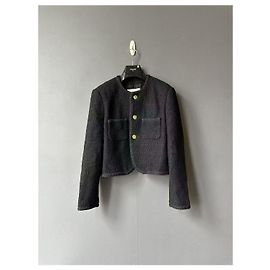 Chaqueta de tweed Céline Multicolor