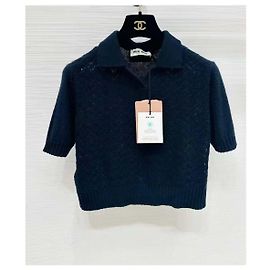 Top Miu Miu de algodão com detalhe cut-out e manga curta Multicor
