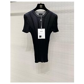 Chanel Beach Series Cotton Short Sleeve Top Multiple colors