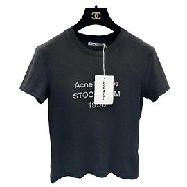 Haut Acne Studios en coton imprimé manches courtes XS Multicolore