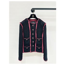 Veste Chanel en tweed pour femme taille 38 Multicolore