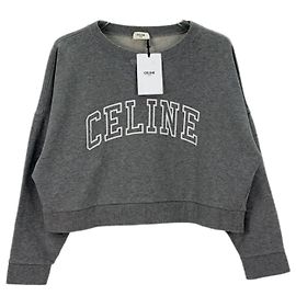 Jersey de punto Céline gris de algodón M Multicolor