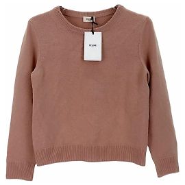 Céline Strickpullover aus Kaschmir Rosa Mehrfarben
